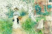 Carl Larsson martina  i tradgarden USA oil painting artist